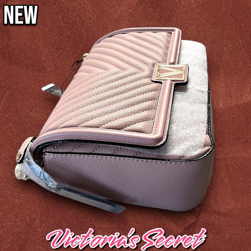 New NWT Victoria’s Secret Chain Crossbody Shoulder Bag Purse – Blush Pink - Picture 6 of 7